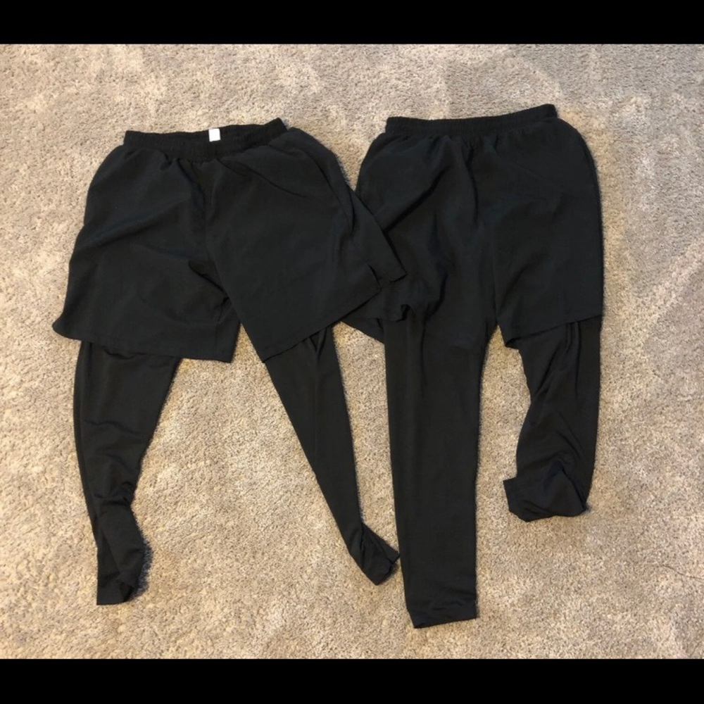 Workout Shorts With Built In Leggings